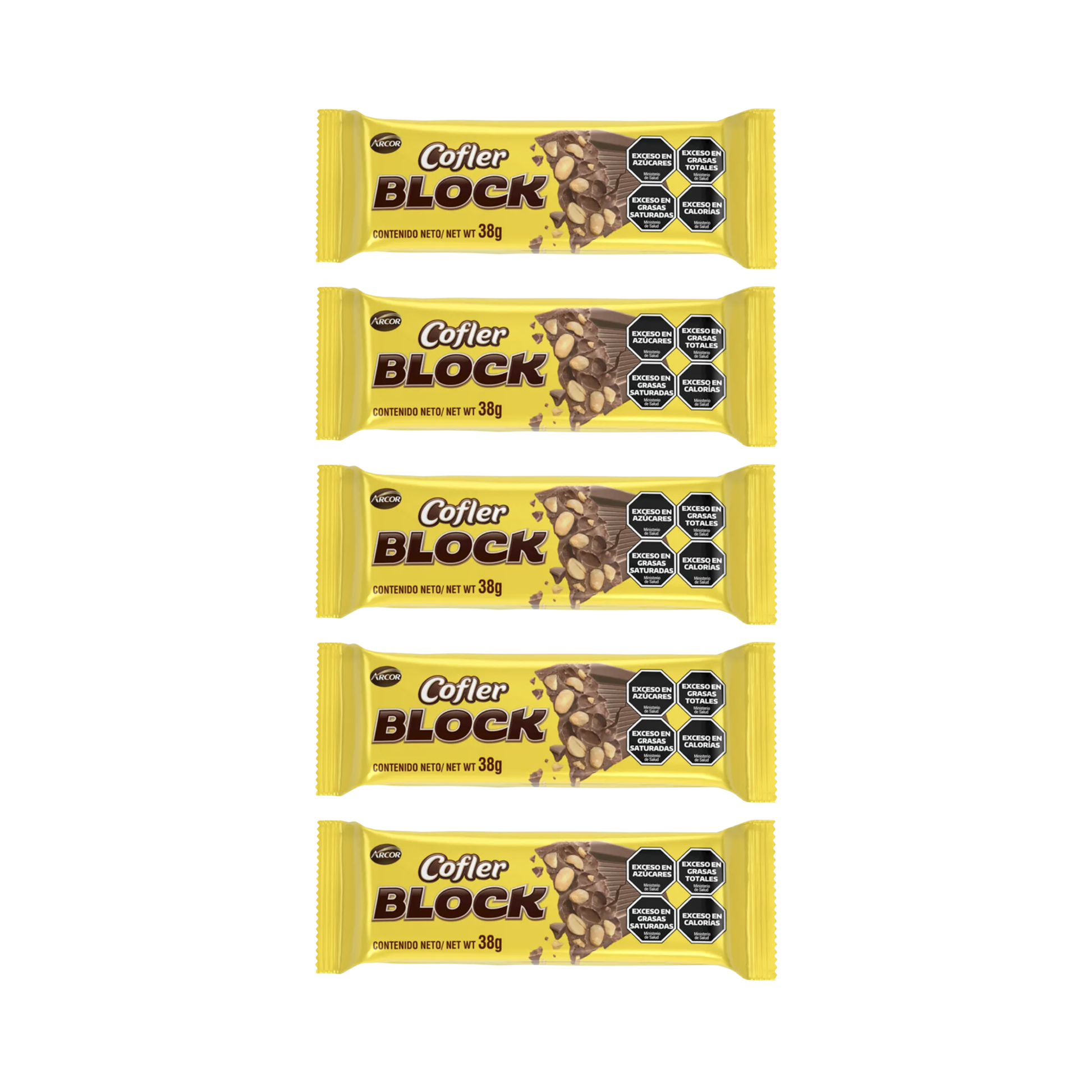 COFLER Block I Milk Chocolate Peanut Block I x6 – The Argentinian Market